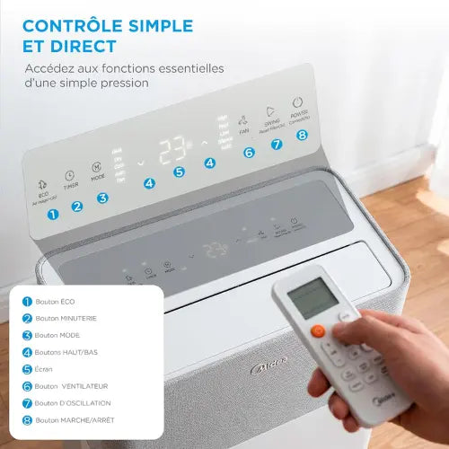 Midea PortaSplit - Refroidit comme une clim fixe, se branche comme un ventilateur